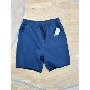 Z by Zella Fleece Blue Shorts Athletic Elastic Waist Drawstring Men XL NWT CC